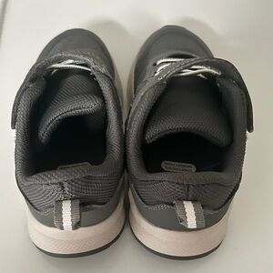 Gray and White Sneakers